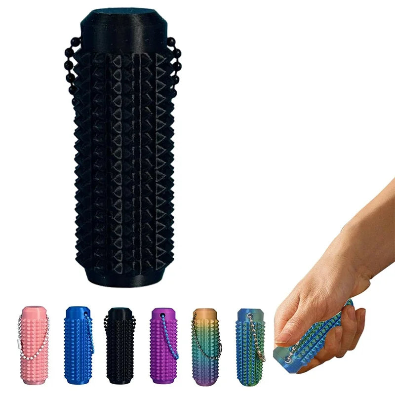 Little Ouchies Anti-Anxiety Fidget Mini Grippie Spike Keychain Pendant Stress Relief Durable Novelty Gift for Anxiety Relief