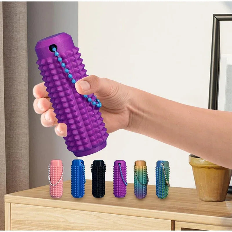 Little Ouchies Anti-Anxiety Fidget Mini Grippie Spike Keychain Pendant Stress Relief Durable Novelty Gift for Anxiety Relief