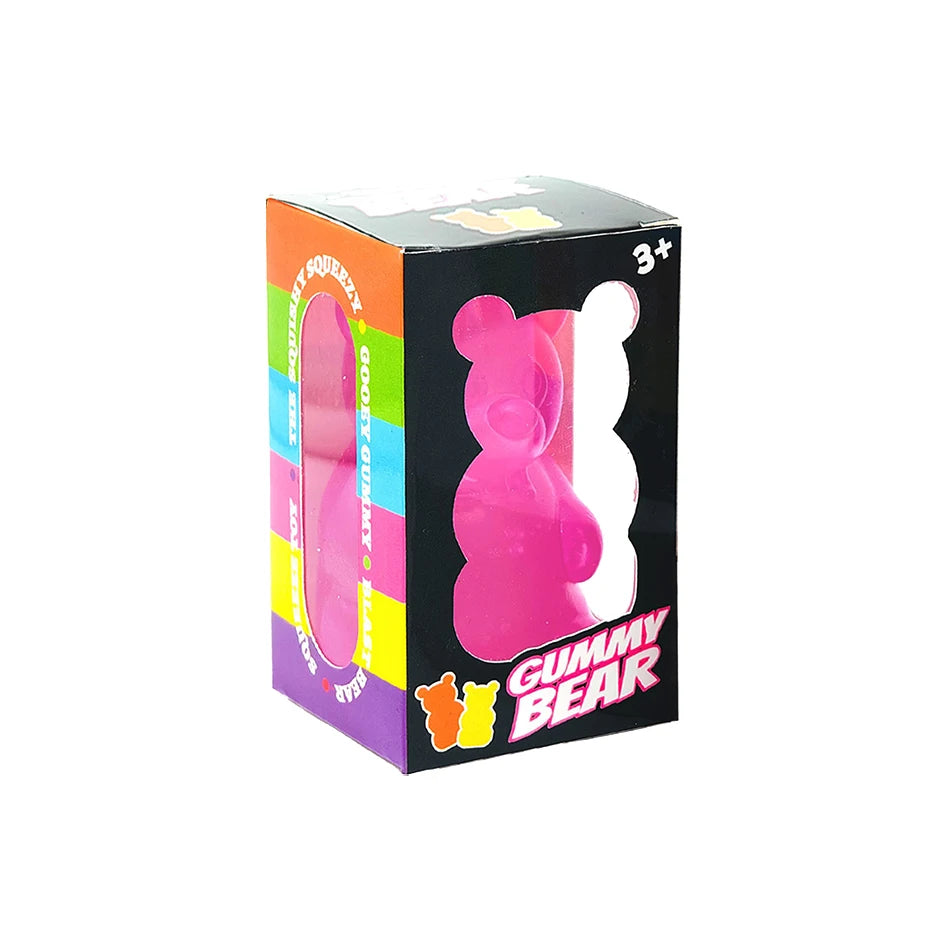 Cute Bear Nee Doh Maltose Squeeze Toy Dough Colorful Sensory Toy Creative New Item Desk Decoration Stress Relief Doll S