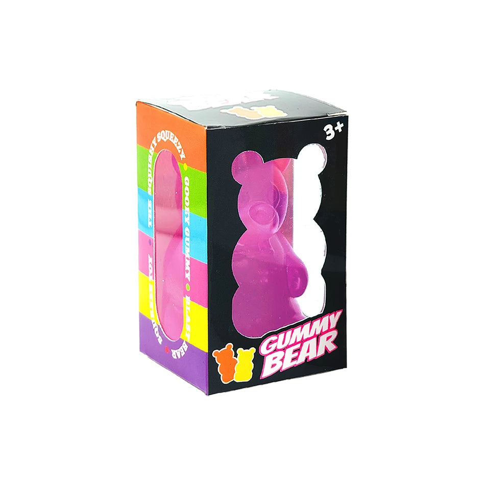 Cute Bear Nee Doh Maltose Squeeze Toy Dough Colorful Sensory Toy Creative New Item Desk Decoration Stress Relief Doll S