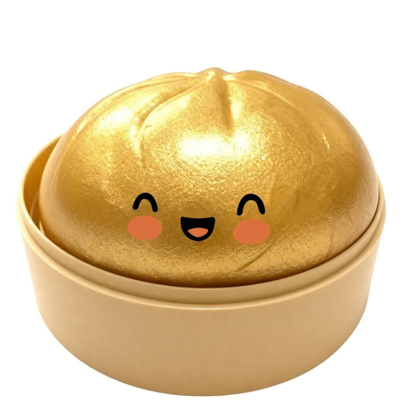 Simulated Squeeze Butter Stress-relieving-toys Squishy Fake Baozi Fun Pinch Uncompressed Fidget Toys Popular Children Favor Gift