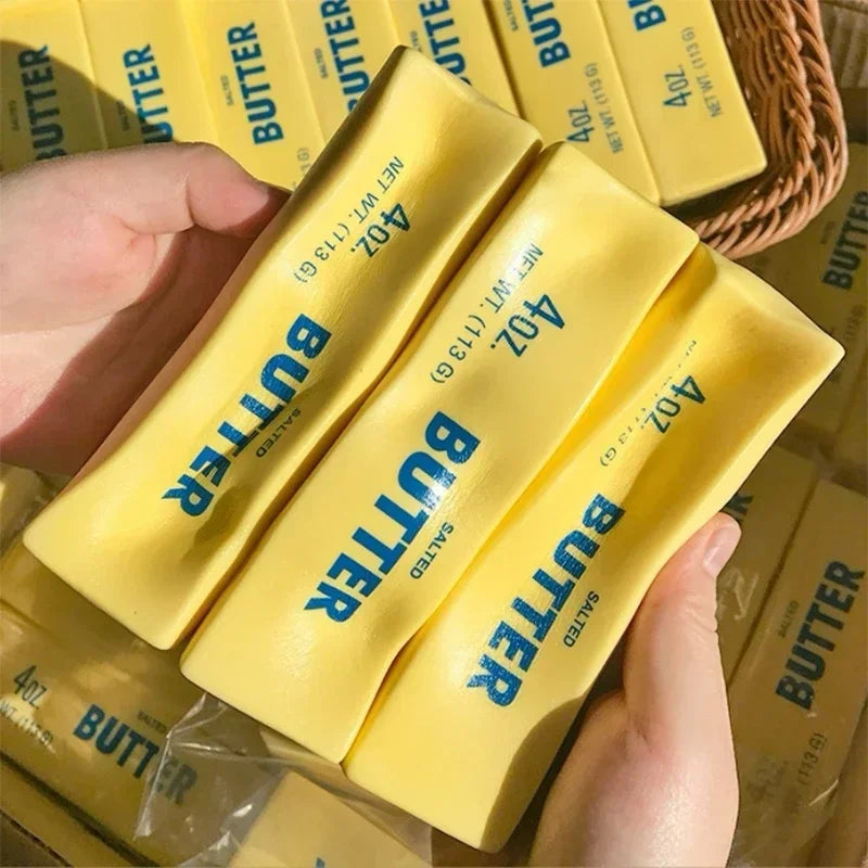 Simulated Squeeze Butter Stress-relieving-toys Squishy Fake Baozi Fun Pinch Uncompressed Fidget Toys Popular Children Favor Gift