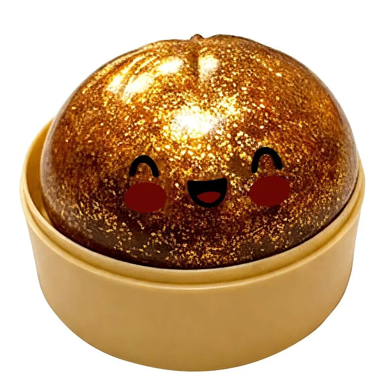 Simulated Squeeze Butter Stress-relieving-toys Squishy Fake Baozi Fun Pinch Uncompressed Fidget Toys Popular Children Favor Gift