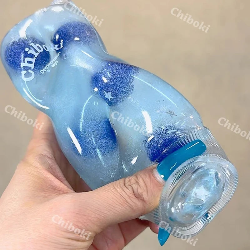 Fruit Filled Maltose Toothpaste Stress Relief Toy Soft Slow Rising Deformable Squeeze Squishy Fidget Sensory Toy
