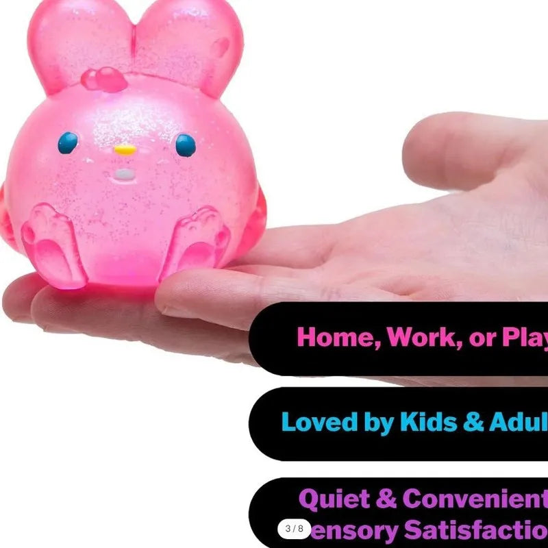 Needoh Nice Cube Sensory Fidget Squishy Cube Comfortable Feel Stress Relief Toys Desktop Ornament Blind Box Fun Gifts