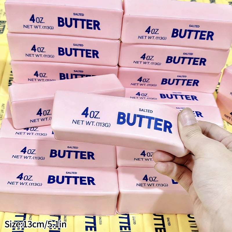 Simulated Squeeze Butter Stress-relieving-toys Squishy Fake Baozi Fun Pinch Uncompressed Fidget Toys Popular Children Favor Gift