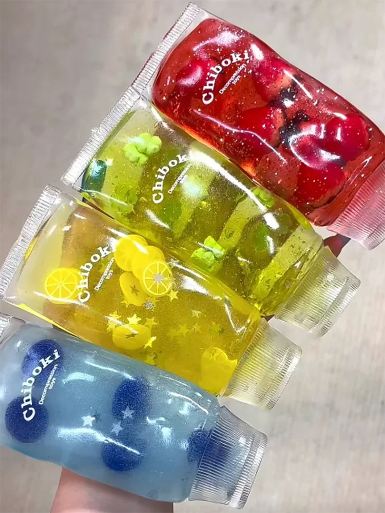 Fruit Filled Maltose Toothpaste Stress Relief Toy Soft Slow Rising Deformable Squeeze Squishy Fidget Sensory Toy