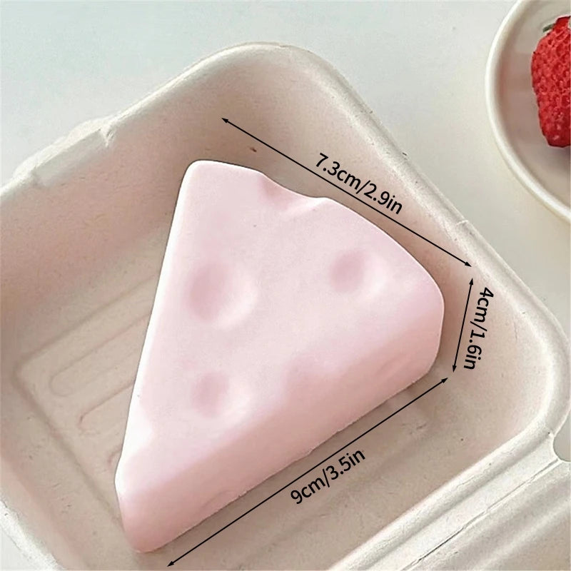 Simulated Squeeze Butter Stress-relieving-toys Squishy Fake Baozi Fun Pinch Uncompressed Fidget Toys Popular Children Favor Gift